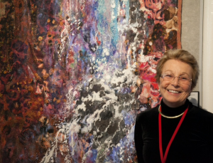 Marianne R. Williamson at the Opening of Quilt National