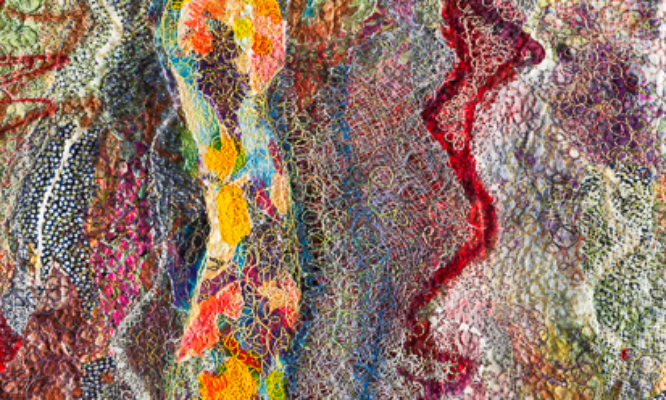 Contemporary Fiber Art & Textile Wall Hangings | Movin Threads